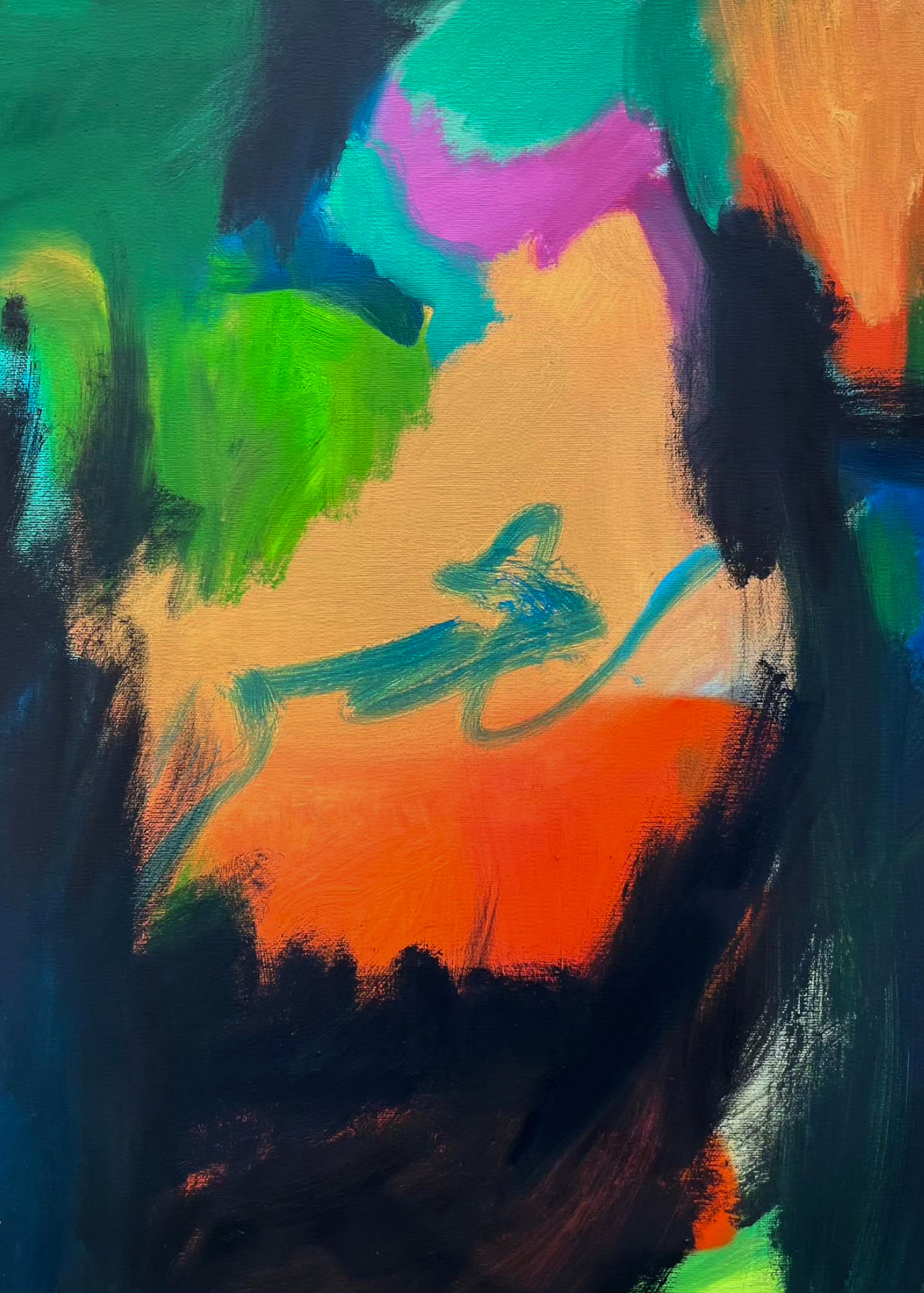 Anthraquinone Blue, detail view 2